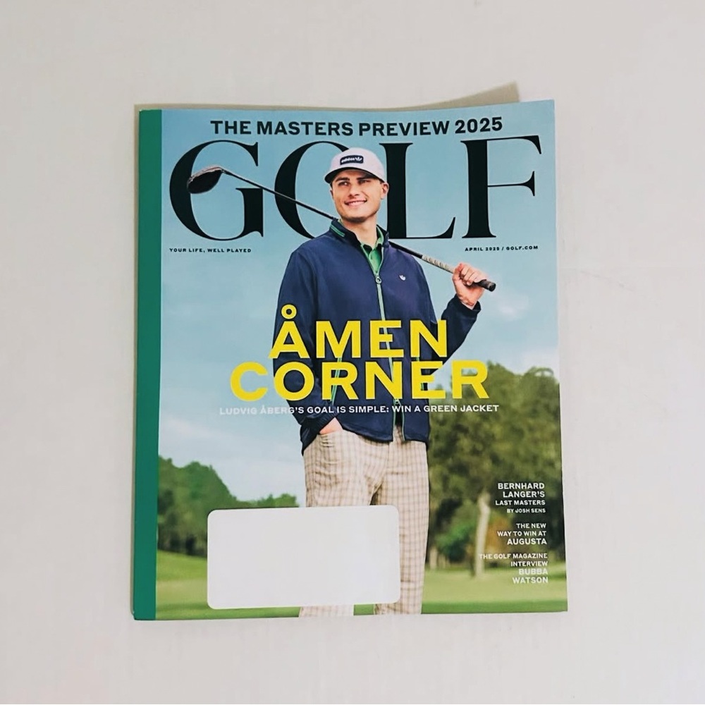 ⭐️5 For 25⭐️ Golf Magazine - April 2025 - Amen Corner